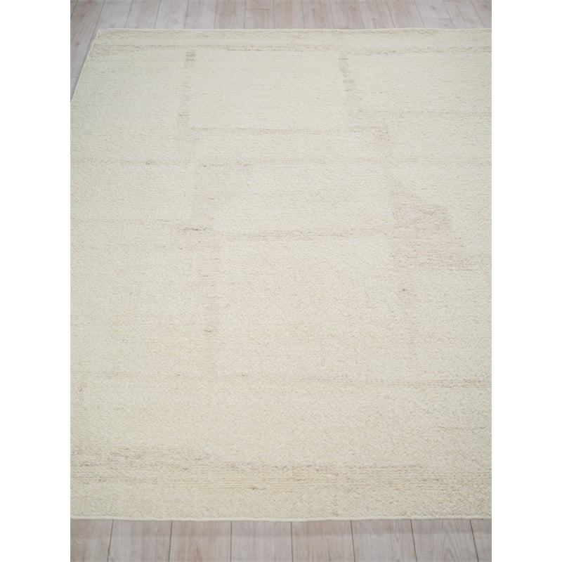 Kokomo Flatweave New Zealand Wool Ivory/Taupe 9'x12' Area Rug