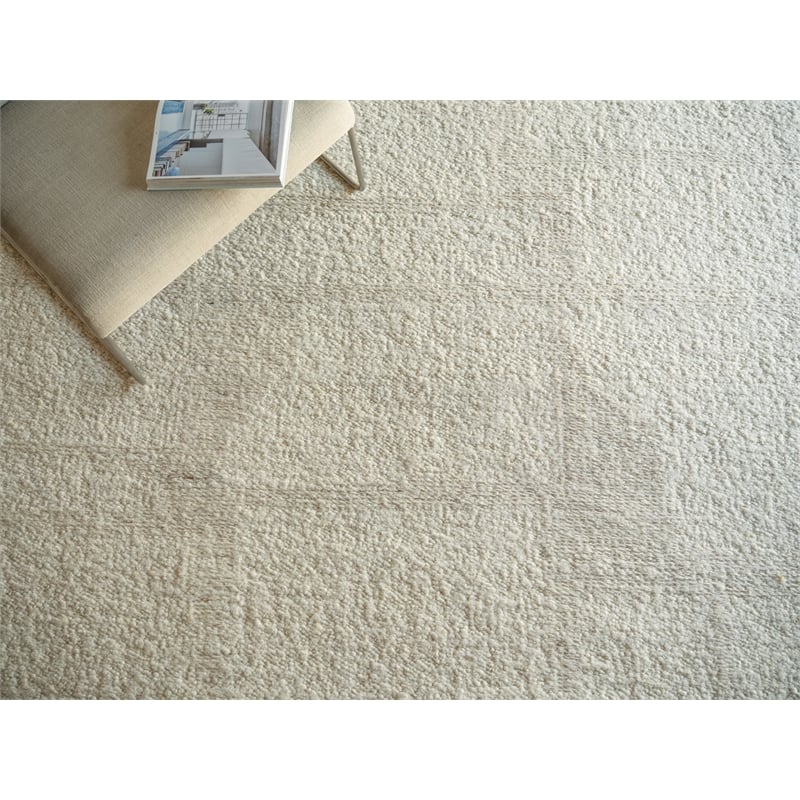 Kokomo Flatweave New Zealand Wool Ivory/Taupe 9'x12' Area Rug