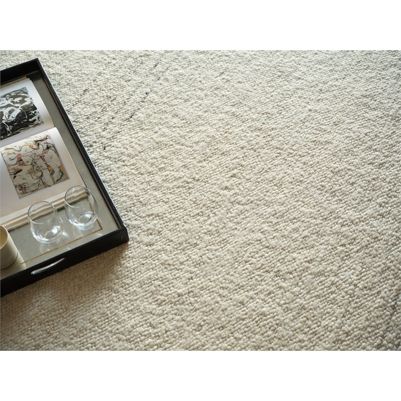Kokomo Flatweave New Zealand Wool Ivory/Beige 6'x9' Area Rug