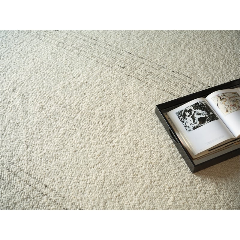 Kokomo Flatweave New Zealand Wool Ivory/Beige 6'x9' Area Rug