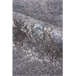Maison Hand-Knotted Wool/Bamboo Silk Charcoal/Purple 12'x15' Area Rug