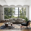 Laureno Hand-Knotted Bamboo Silk Blue/Gray 8'x10' Area Rug