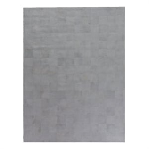 Leather Suede Hand-Tufted Leather Hide White 9'6&quotx13'6&quot Area Rug