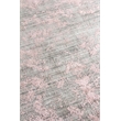 Lillian Handloomed Wool/Bamboo Silk Gray/Rose 14'x18' Area Rug