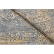 Lillian Handloomed Wool/Bamboo Silk Navy/Brown 14'x18' Area Rug