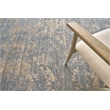 Lillian Handloomed Wool/Bamboo Silk Navy/Brown 14'x18' Area Rug