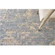 Lillian Handloomed Wool/Bamboo Silk Navy/Brown 14'x18' Area Rug