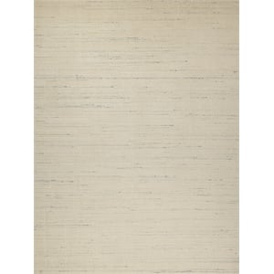 Malmo Hand-Knotted New Zealand Wool Ivory 10'x14' Area Rug