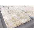 Laureno Hand-Knotted Bamboo Silk Beige/Gold 8'x10' Area Rug