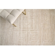 Lotus Hand-Tufted Wool/Bamboo Silk Beige/Brown 8'x10' Area Rug
