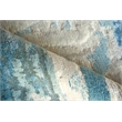 Luxury Laureno Hand-Knotted Bamboo Silk Ivory/Light Blue 8'x10' Area Rug
