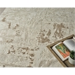 Luxury Laureno Hand-Knotted Bamboo Silk Ivory/Beige 8'x10' Area Rug