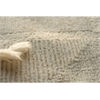 Maddox Hand-Tufted New Zealand Wool Light Beige/Ivory 6'x9' Area Rug
