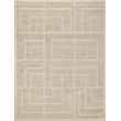 Maddox Hand-Tufted New Zealand Wool Light Beige/Ivory 9'x12' Area Rug