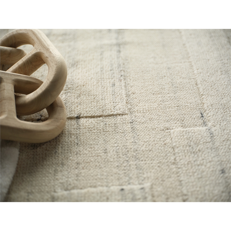 Malmo Hand-Knotted New Zealand Wool Ivory 15'x20' Area Rug