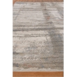 Laureno Hand-Knotted Bamboo Silk Silver/Blue 8'x10' Area Rug