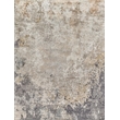 Laureno Hand-Knotted Bamboo Silk Gray 8'x10' Area Rug