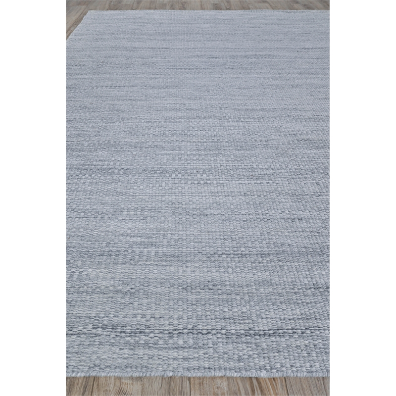 Loro Flatweave Pet Light Silver 2'x3' Area Rug