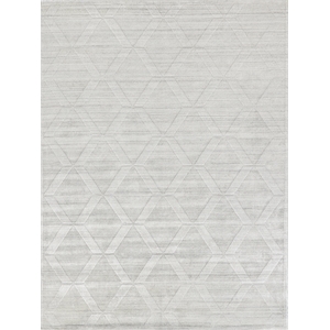 Lotus Hand-Tufted Wool/Bamboo Silk Ivory 9'x12' Area Rug
