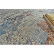 Laureno Hand-Knotted Bamboo Silk Blue/Multi 10'x14' Area Rug