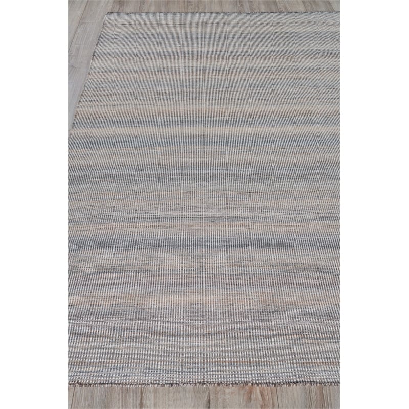 Lenzi Flatweave Pet Gray/Ivory 9'x12' Area Rug