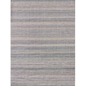 Lenzi Flatweave Pet Gray/Ivory 9'x12' Area Rug