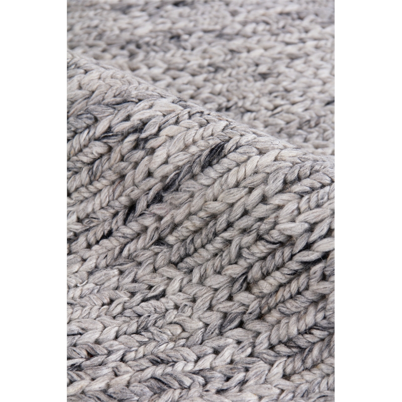 Lauryn Flatweave Polyester/Cotton Silver 6'x9' Area Rug