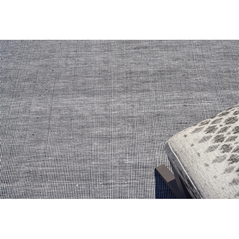 Lenzi Flatweave Pet Black/Ivory 5'x8' Area Rug