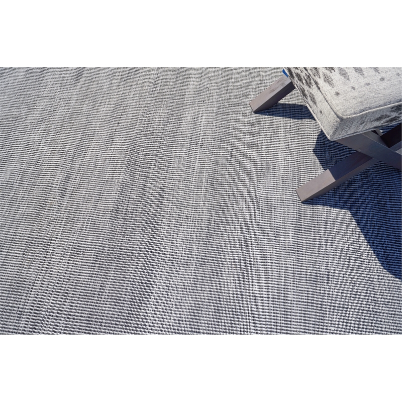 Lenzi Flatweave Pet Black/Ivory 8'x10' Area Rug