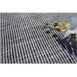 Lenzi Flatweave Pet Black/Ivory 8'x10' Area Rug