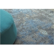 Maison Hand-Knotted Wool/Bamboo Silk Gray/Blue 8'x10' Area Rug