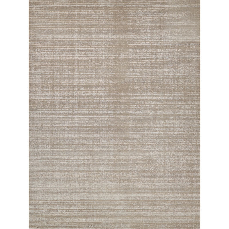 Martelli Modern Handloomed Silky Nylon Taupe 9'x12' Area Rug