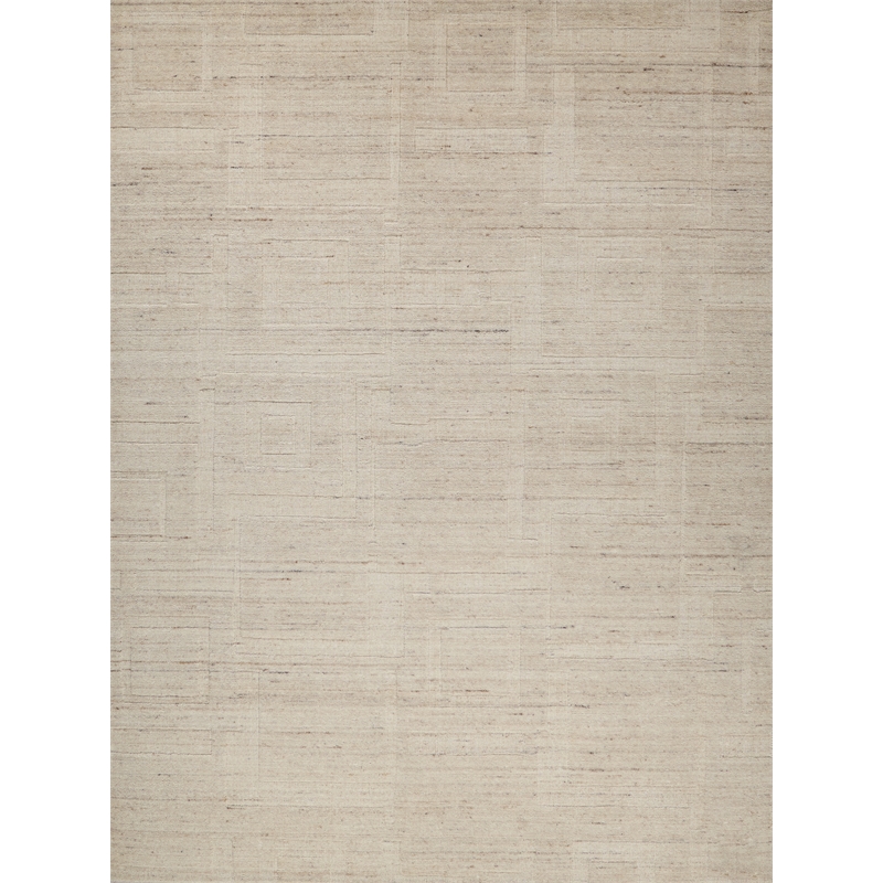 Malmo Hand-Knotted New Zealand Wool Beige/Taupe 9'x12' Area Rug