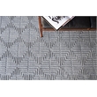 Manzoni Handloomed New Zealand Wool Gray 10'x14' Area Rug