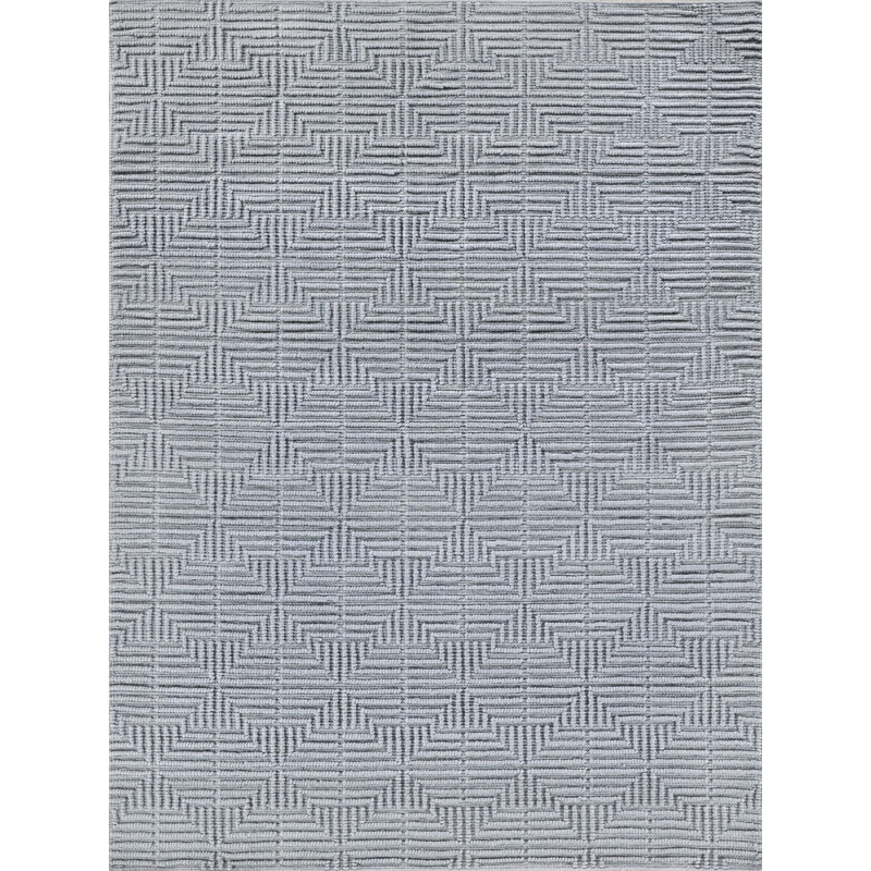 Manzoni Handloomed New Zealand Wool Gray 10'x14' Area Rug