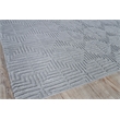 Manzoni Handloomed New Zealand Wool Gray 12'x15' Area Rug