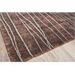 Metro Hand-Knotted New Zealand Wool Brown 9'x10' Area Rug