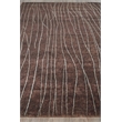 Metro Hand-Knotted New Zealand Wool Brown 9'x10' Area Rug