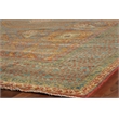 Mamluk Hand-Knotted New Zealand Wool Rust/Green 10'x14' Area Rug