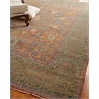 Mamluk Hand-Knotted New Zealand Wool Rust/Green 10'x14' Area Rug