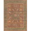 Mamluk Hand-Knotted New Zealand Wool Rust/Green 10'x14' Area Rug