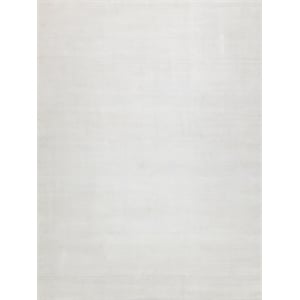 Martelli Modern Handloomed Silky Nylon White 2'x3' Area Rug