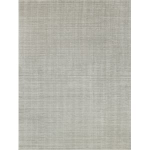 Martelli Modern Handloomed Silky Nylon Light Silver 10'x14' Area Rug