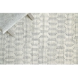 Mercer Hand-Knotted New Zealand Wool Gray/Ivory 9'x12' Area Rug