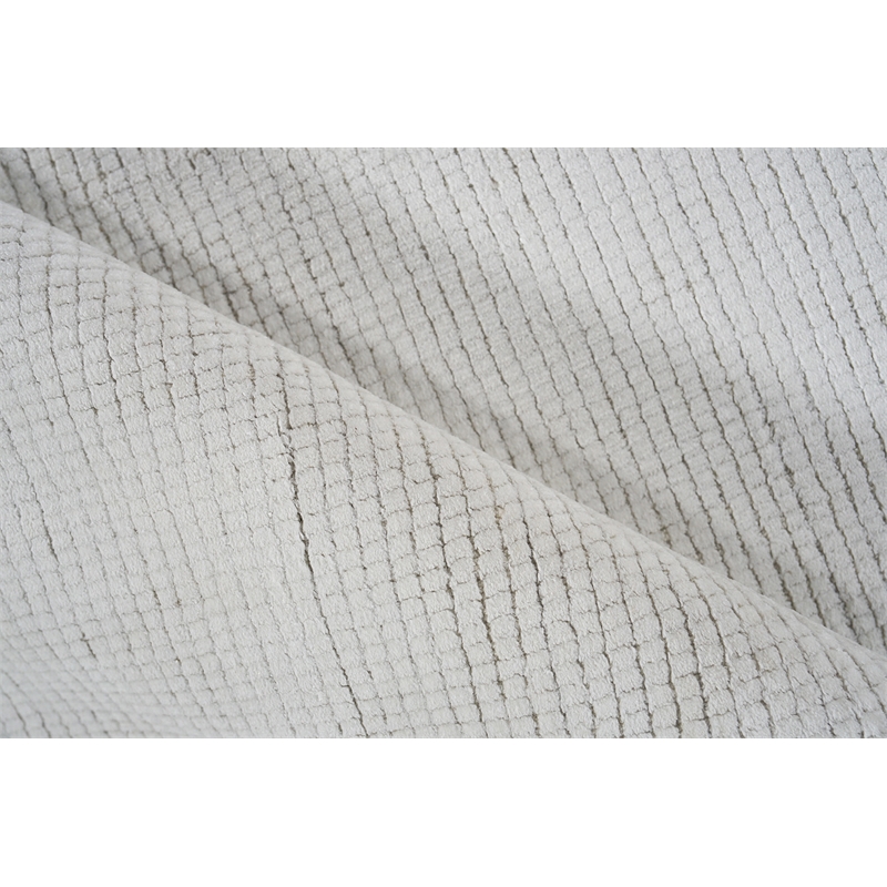 Manhattan Handloomed Polyester Ivory 8'x10' Area Rug