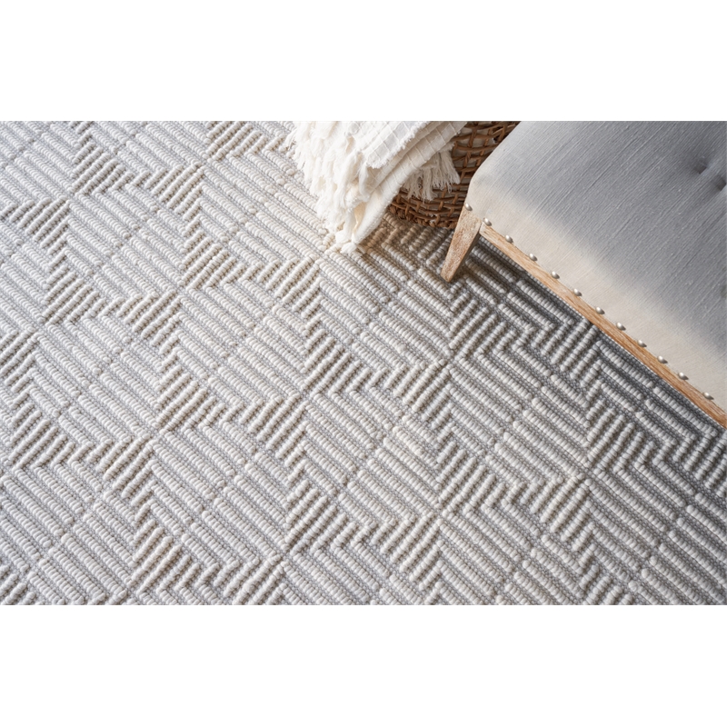 Manzoni Handloomed New Zealand Wool Ivory 10'x14' Area Rug