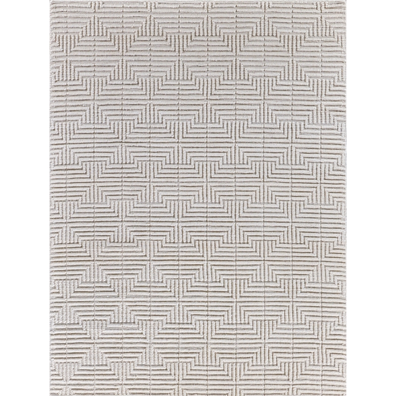 Manzoni Handloomed New Zealand Wool Ivory 10'x14' Area Rug