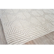 Manzoni Handloomed New Zealand Wool Ivory 5'x8' Area Rug
