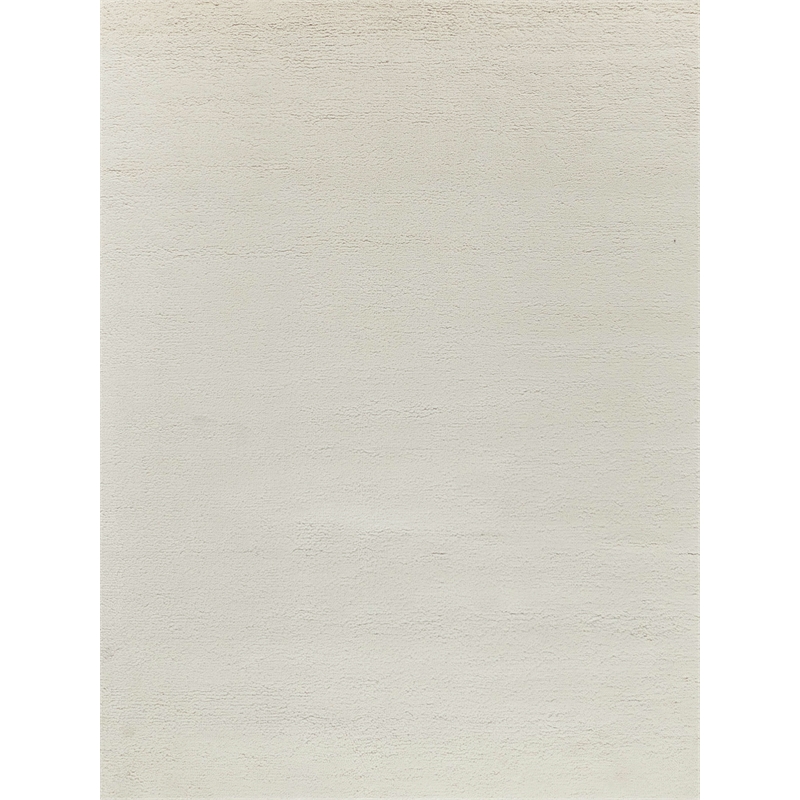Merino Hand-Knotted Merino Wool Ivory 2'x3' Area Rug