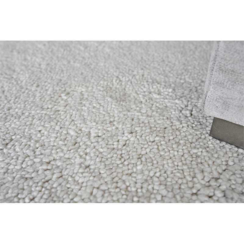 Merino Hand-Knotted Merino Wool Beige 2'x3' Area Rug